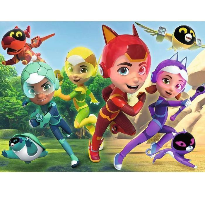 Puzzle 2 x 24 Teile : Die Tierschützer