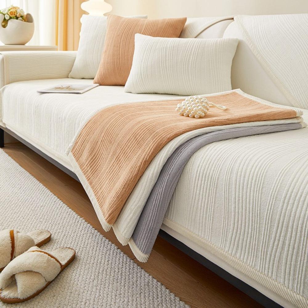 

Milk fleece sofa cushion winter simple modern light luxury high-end plush cover 2025 new non-slip cover 70 * 70cm (can be used as armrest and backrest)