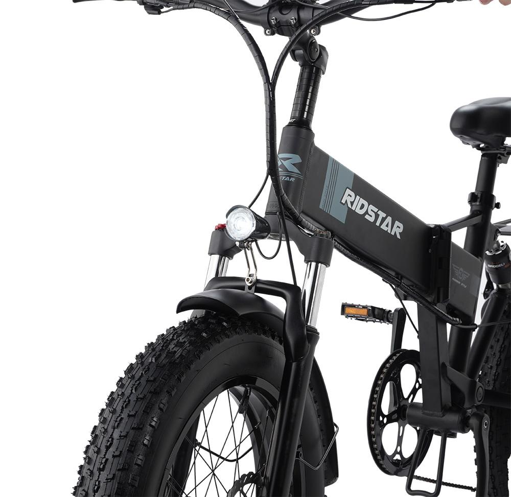 RIDSTAR H20 Elektryczny Rower dla Dorosłych Silnik o Mocy 1000W Bateria 48V14Ah o Długiej Żywotności – Idealny do Codziennych Dojazdów i Jazdy na Przedmieściach