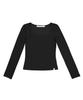 Nasnoing Scoop Neck L/S Tee (Black)