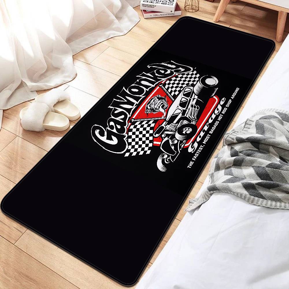 

Gas Monkey Garage Logo Room Mats Nordic Style Home Doormat Bathroom-Toilet Mats Bedroom Hotel Decor Mat 50x80cm