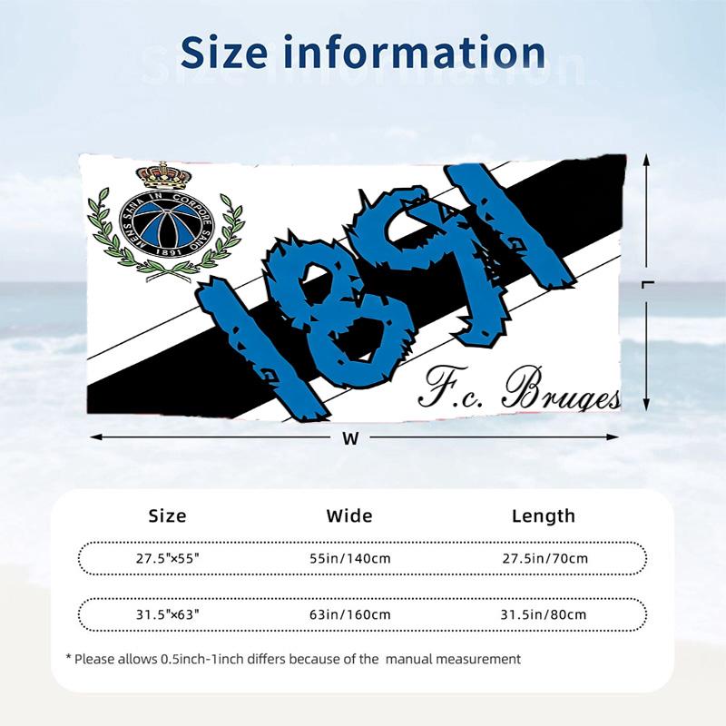 Club Brugge KV Beach towels also serve as bath towels summer essential a musthave for the outdoors the beach and the pool