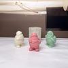 Christmas Santa Silicone Candle Mould Reusable Sturdy Crafting Tool for Holiday Decorations and Baking Supplies
