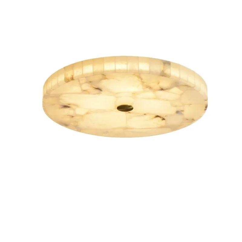Led Lights Modern Marble Ceiling Chandelier Home Decor Ceiling Lamp White Marble