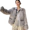 Thickened imitation fox fur imitation fur jacket women's light coat New winter temperament