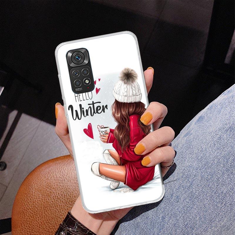 Girl Boss Female Coffee Phone Case For Xiaomi Redmi Note 15 14 13 12S 12 11 Pro Plus 14S 11S 11E 10 10S 11T 5G Personalized Cove