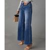 Kadın Yüksek Esnek Denim Kot Bayan Günlük Düz Pantolon Tam Boy Pantolon Pantalones de mujer