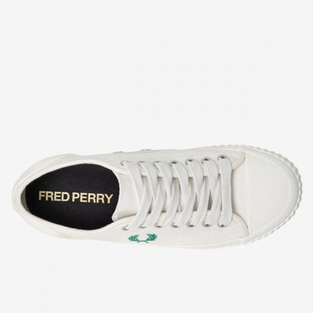 Fred Perry 23ss Unisex Sneakers Huz Low Canvas Leather Sfpu2314365 D06 