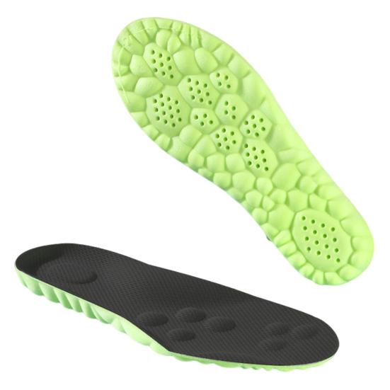 1 Pair Memory Foam Kids Insoles Breathable Moisture-Absorbing Sports Insole Shock Absorption Insoles for Boys Girls
