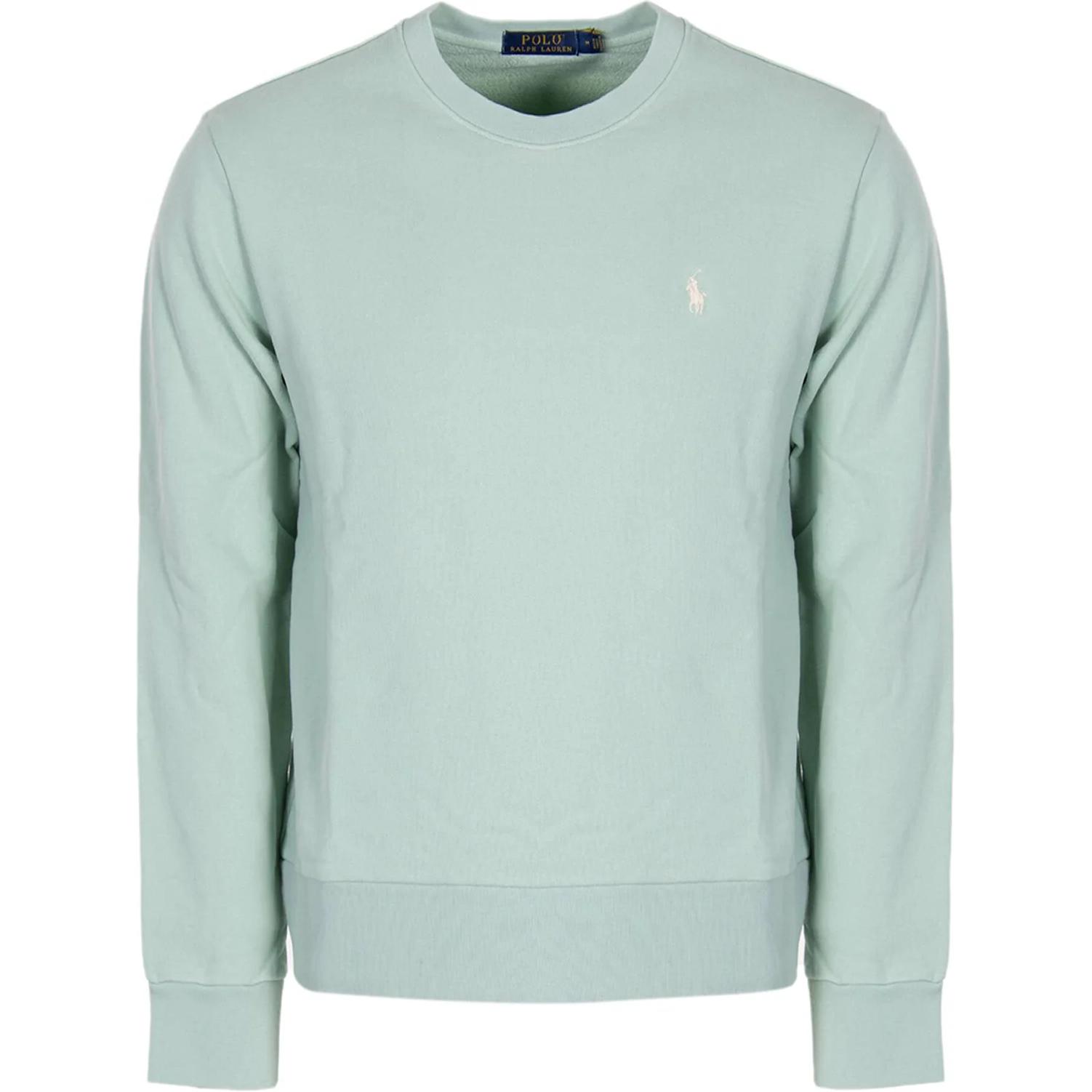 

Polo Ralph Lauren Пуловер с круглым вырезом и вышитым логотипом, с длинными рукавами, мужской свитшот, зеленый 710916689-012 M