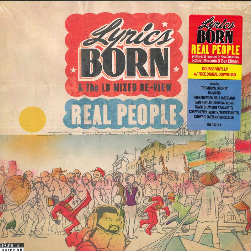 

LP Record LYRICS BORN - Real People MH0172 Mobile Home Rec 2015 US Rap & Hip-Hop/R&B