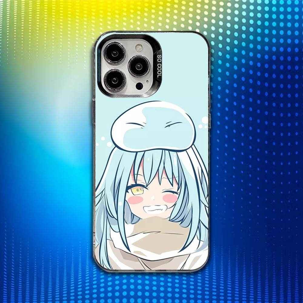 

S-Slime R-Rimuru Anime Phone Case For iPhone 16,15,14,13,12,11,Mini,Pro,SE,MAX White Matte Shockproof Cover iPhone15