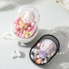 Pop Mart Figurine Blind Box 6cm Display Stroller Bag - Transparent PVC Capsule Style Storage for Baby Outing.