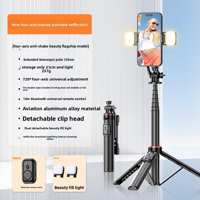 DJI Pocket 3 Insta360 3 In 1 Selfie Stick Tripod Camera Accessories Phone Mount for Action Cameras 7