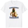 Chimpanzini Bananini T Shirt Funny Italian Brainrot Meme T-shirts Cotton Soft Unisex Tee Tops Streetwear Oversized Loose Casual