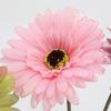 6 Bundles Artificial Gerbera Flowers with Stems Fake Wildflower Bouquet for Wedding Party Table Centerpiece Indoor Home Vase Decor Floral Arrangement
