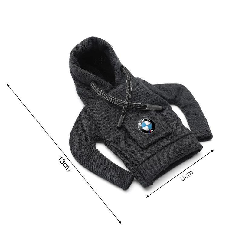 Hoodie Car Gear Shift Knob Cover Manual Handle Change Lever Cover For BMW 50th X3 X5 M5 M3 E46 E90 E60 F10 E39 F30 E36 G30 E87 M