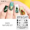 kads Nagelkunst Stamping Platten Natur 027 Blätter Blumen Design Bildvorlage Nagelschablone Maniküre Überdruck Stamping Nägel