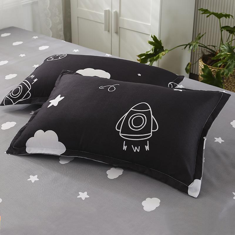 Thickened 48x74cm Pillowcase for Men and Women - Single Piece Cover for Dormitory