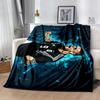 Argentina Football Player Blanket Ultra-Soft Perfect for Seaside Bed Office Chair Four Seasons Multipurpose Stylish Decor