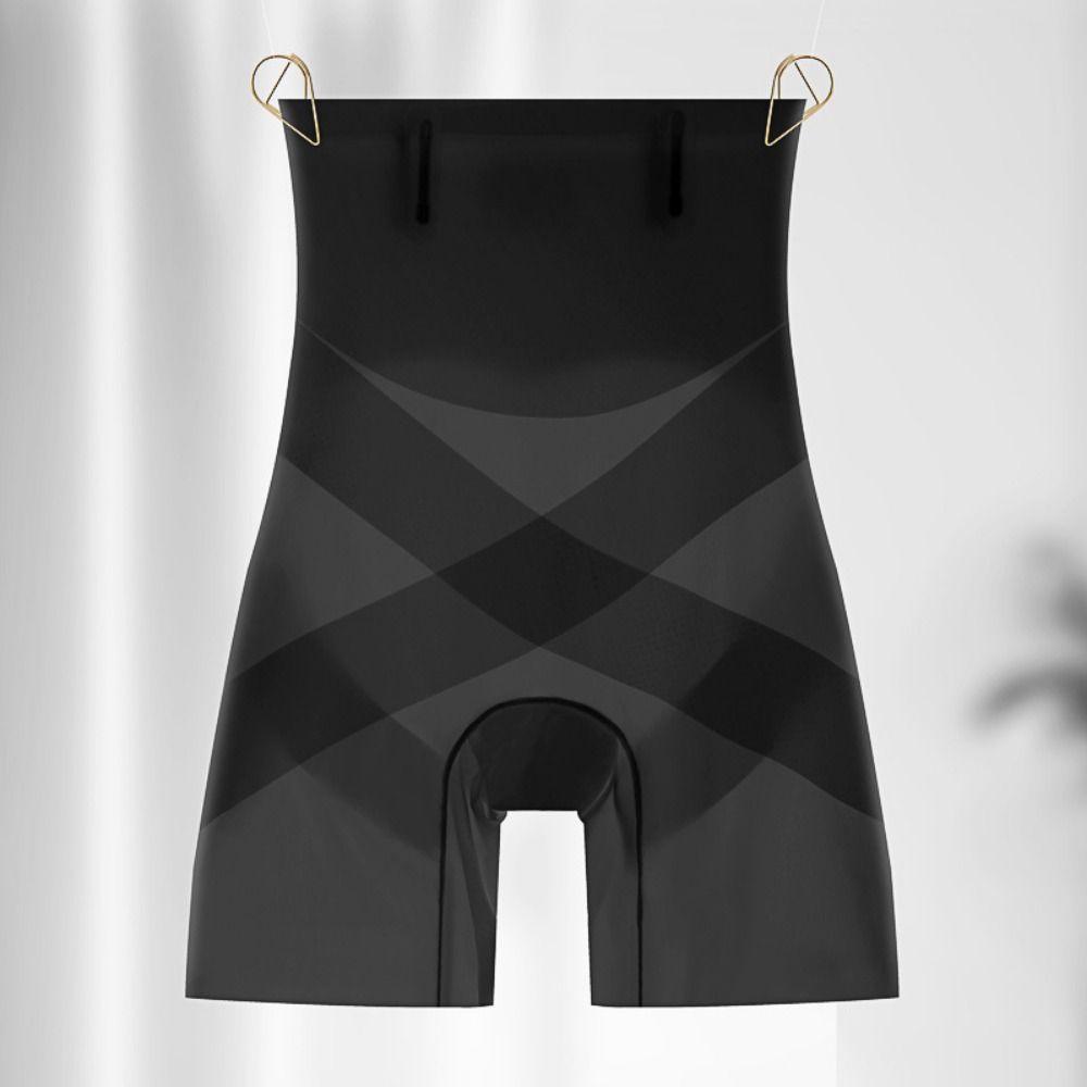 

Бесшовные ультратонкие женские утягивающие шорты с высокой талией и утягивающим живот нижним бельем, спортивная одежда XXL