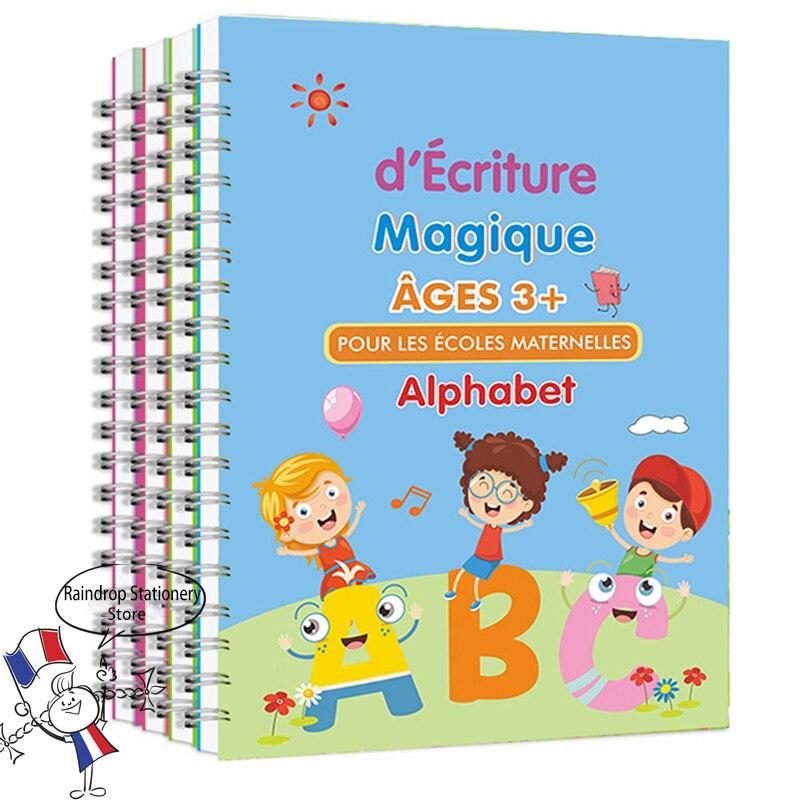 Buy French Magic Practice Copybook Snak Magic Book That Can Be Reused