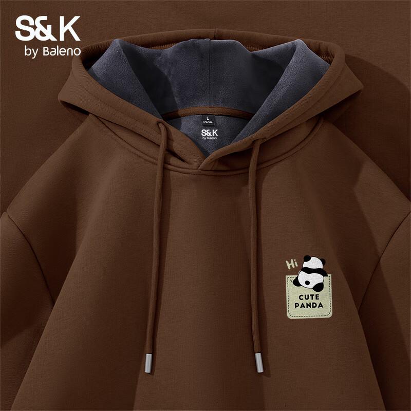 

Baleno S&K Series Men s Thickened Fleece-Lined Hoodie 4XL