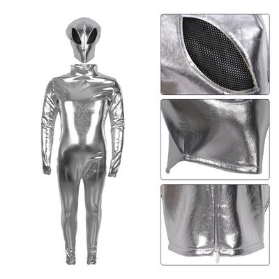 Halloween Children's Alien 5 Gel Coat Full Body Bronzing Glue Tights Bodysuit Stage Performance Costume