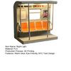 NYC Metro Train Lamp Decorative Underground Train Night Light Warm Glow Desktop Lamp for Kids Bedroom Ambient Lighting