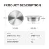 Reusable Coffee Capsule for Senseo HD7801 Coffee Maker Crema Refillable Filter Pod Stainless Steel Coffee Accessories