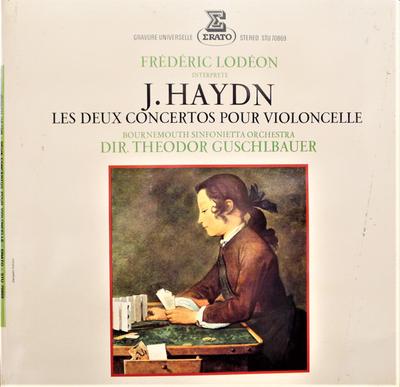 LP Record JOSEPH HAYDN - FRÉDÉRIC LODÉON, BOU - Les Deux Concertos Pour Violoncelle STU70869 Erato 1974 Portugal Classical Used