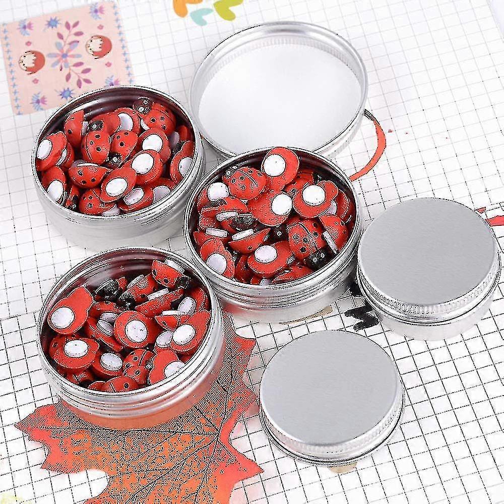 20 Pcs 30ml Aluminum Tin Jars, Round Aluminum Tin Cans Cosmetic Containers
