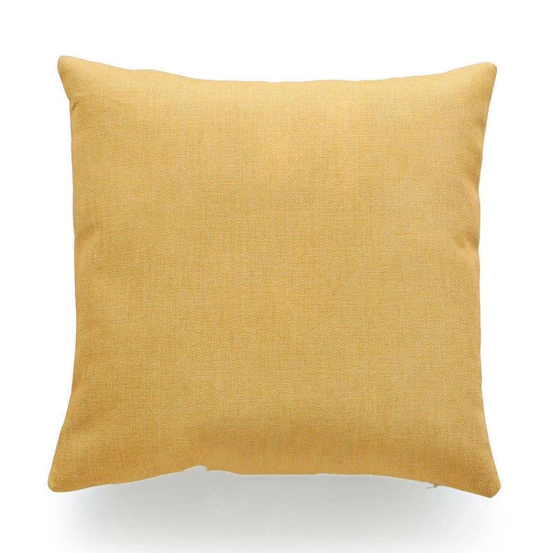 

Decorative Case Pillow Mustard Yellow Geometric Fall Autumn Cushion Cover Soild