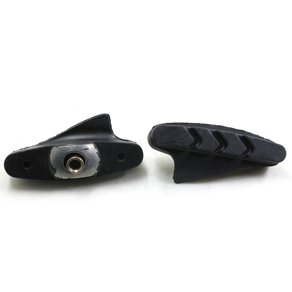 2X MTB Road Bicycle Braking V-Brake Holder Shoes Rubber Pads Blocks