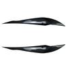 2pcs Car Headlight Eye Lid Covers ABS Carbon Headlight Lamp Eyebrows Trim Stickers for BMW 3 Series F30 F31 318i 320i 2012-2018
