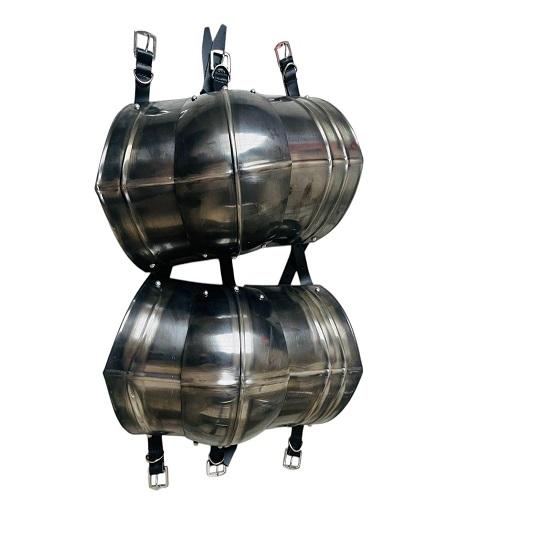 Mittelalterliche Stahlbeinrüstung Handgefertigte Ritter-Cosplay-Beinschienen