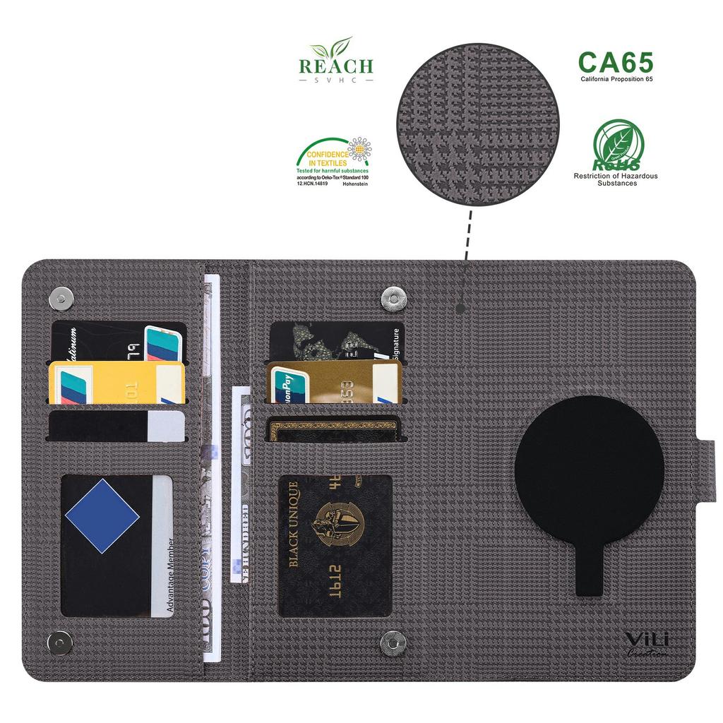 VILI GHA Series For Google Pixel 8 Pro RFID Blocking Case Card Holder Phone Cover Magnetic Case