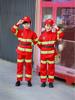Kids' Firefighter Costume for Role-Playing, Career Experience, and Kindergarten Parent-Child Sports Meet