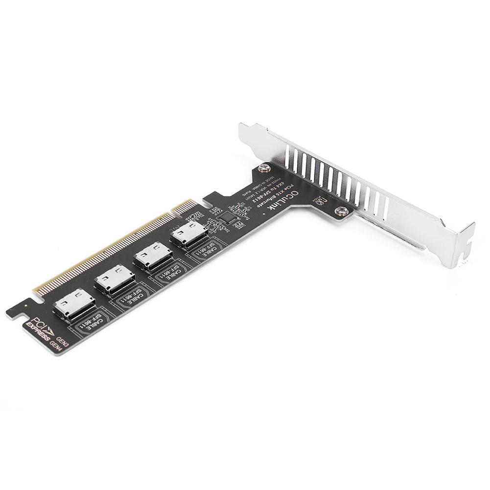 PCI-Express Bifurcation To SFF-8612 1/4X SFF-8612 SFF-8611 Internal Adapter for U.2 SSD EGPU External Graphics Card Dock