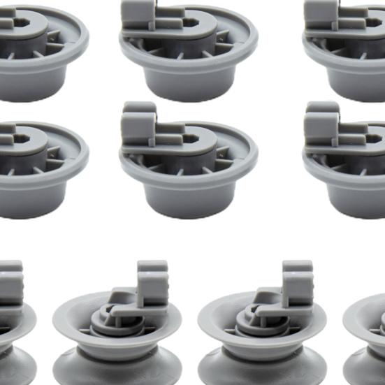 Dishwasher Wheels Heavy Duty Replaceable Plastic Dishwasher Parts Lower Rack Wheel for Bosch/for Beko
