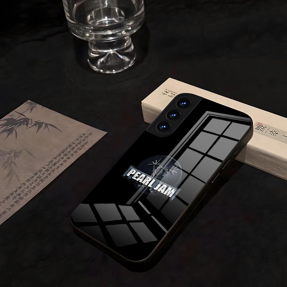 

Чехол для телефона P-Pearl Jam Rock для Samsung S 25 26 24 23 22 21 Ultra 10 Plus A16 Pro Fe 20 Note 34 S30 Стекло Ударопрочный Samsung s22plus