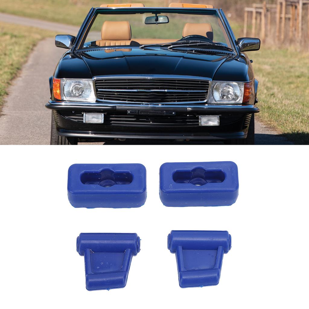 Sun Clips Set VEP101693 High Strength Plastic Car Sun Holder Clip for R107 1971-1989