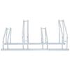 Freestanding Floor Bike Rack for 4 Bikes Galvanized Steel