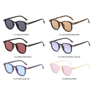 Round Sunglasses Men Fashion Vintage Decor Outdoor Brand Design Shades Women Trendy New In Multi-color Casual Sun Glasses