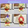 Adorable Winnie The Pooh Plush Keychain Charm Soft Short Plush Bear Toy Gift