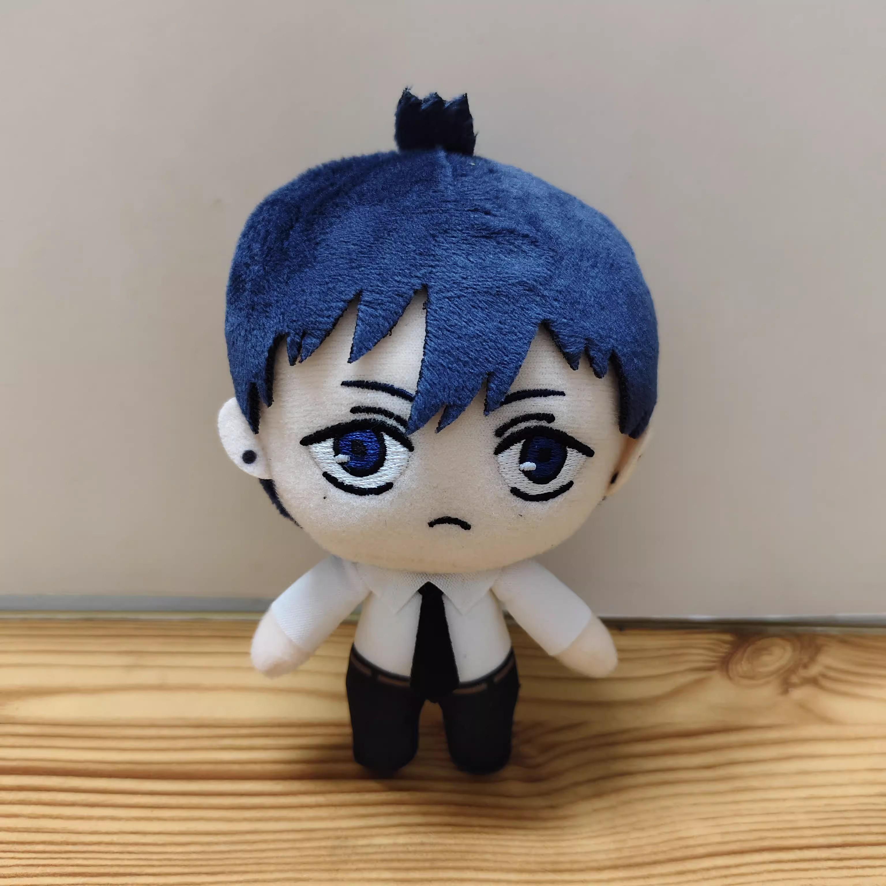 Nieuwe Anime Denji Aki Hayakawa Power Pluche Sleutelhangers Kleine Hanger Kinderen Knuffels Voor Kinderen 14Cm