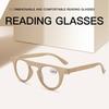 Round Shape Reading Spectacles Women Male Fashion Anti- Blue-Ray T Letter Presbyopia Eyeglasses Female Oval Magnifier +2.5 culos