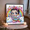 Rainbow Girl Full 5D DIY Pearl Gem Art Diamond Painting Kits for Adults/Beginners Gift Idea Home Decor 11.81x11.81in