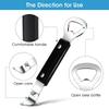 LMETJMA Can Punch Bottle Opener Stainless Steel Can Beer Bottle Opener Small Bottle Opener Can Tapper for Camping JT177 6