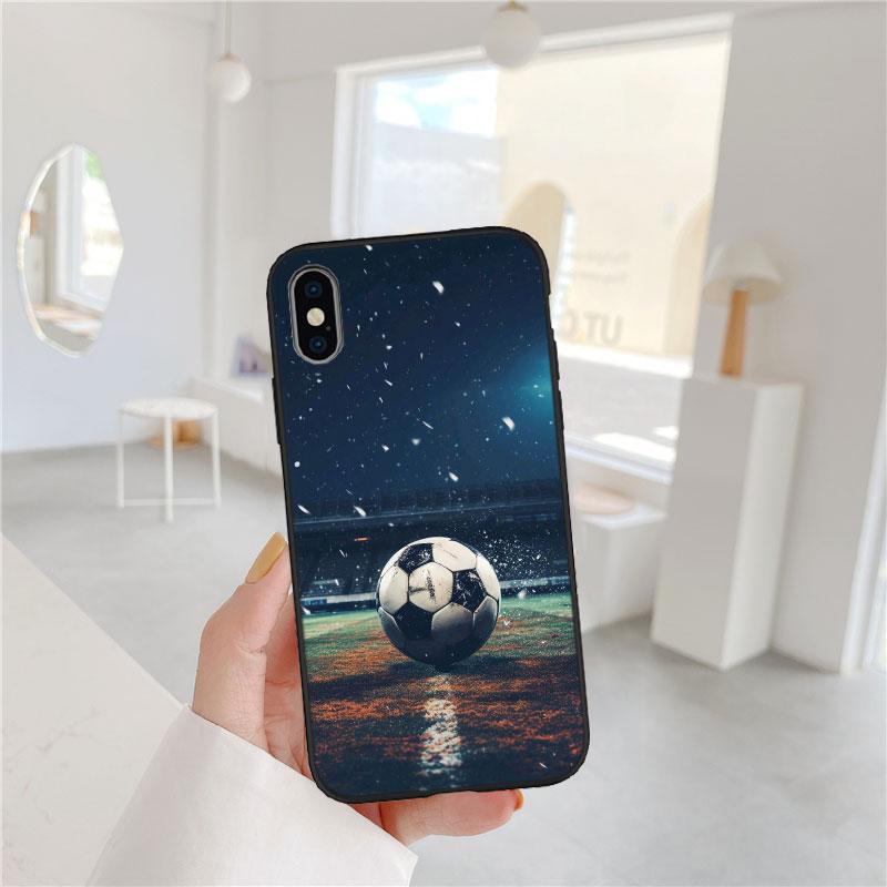 BF58 Football Soccer Soft Shell Phone Case for Xiaomi Poco C40 C50 C51 C55 C65 C71 C75 F3 F5 F6 F7 M2 M3 Pro Ultra